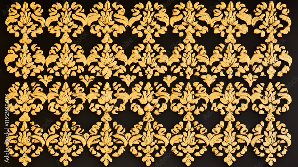 Elegant Intricate Thai Border Design with Silver Patterns on Dark Gray Background Elegant Intricate Thai Border Design with Silver Patterns on Dark Gray Background