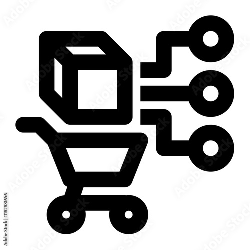 erp procurement, procurement system, digital procurement, purchasing system outline icon