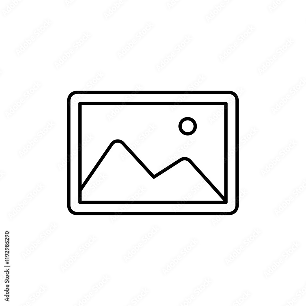 Image icon linear logo isolated Image icon linear logo isolated