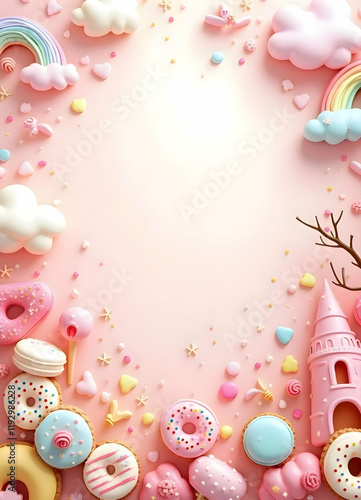 A fantasy sweet background 