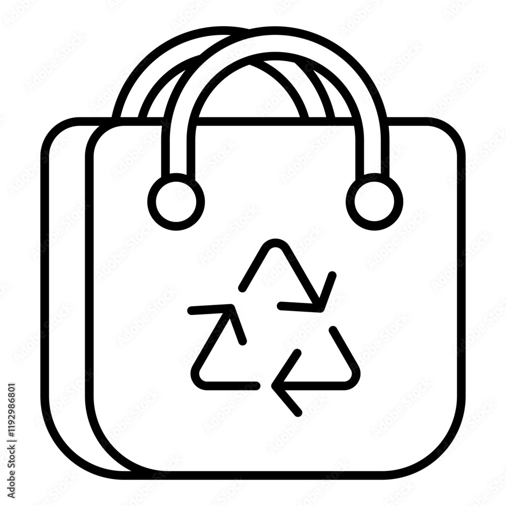 Eco Bag Icon Element For Design Eco Bag Icon Element For Design