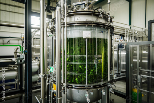 Innovative bioreactor facilitating algae cultivation in a modern laboratory setting
