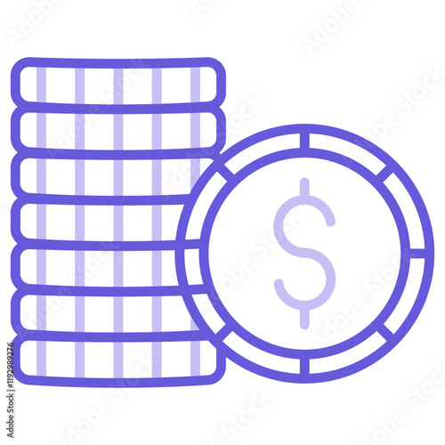 Stacks of Coins Icon
