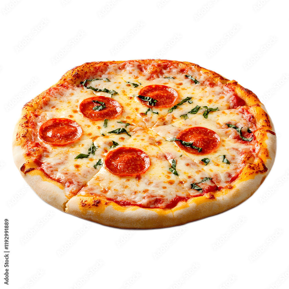 Delicious Homemade Italian Pizza with Savory Toppings on a Wooden Surface Delicious Homemade Italian Pizza with Savory Toppings on a Wooden Surface