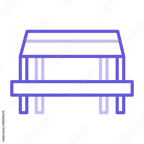 Picnic Table Icon