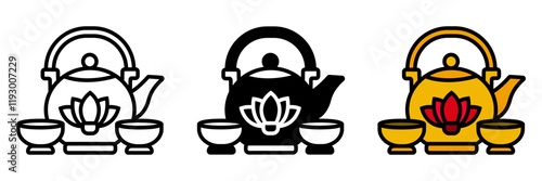 Tea set is a symbol of hospitality and tradition, central to cultural gatherings and ceremonies.