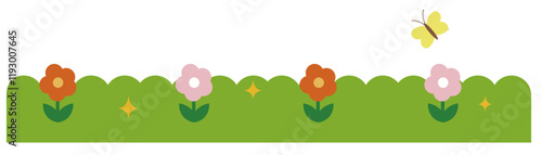 잔디 배경 템플릿