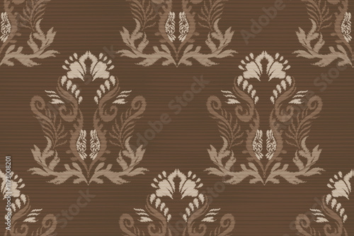 damask seamless pattern, motif, fabric, wallpaper, background, etc.