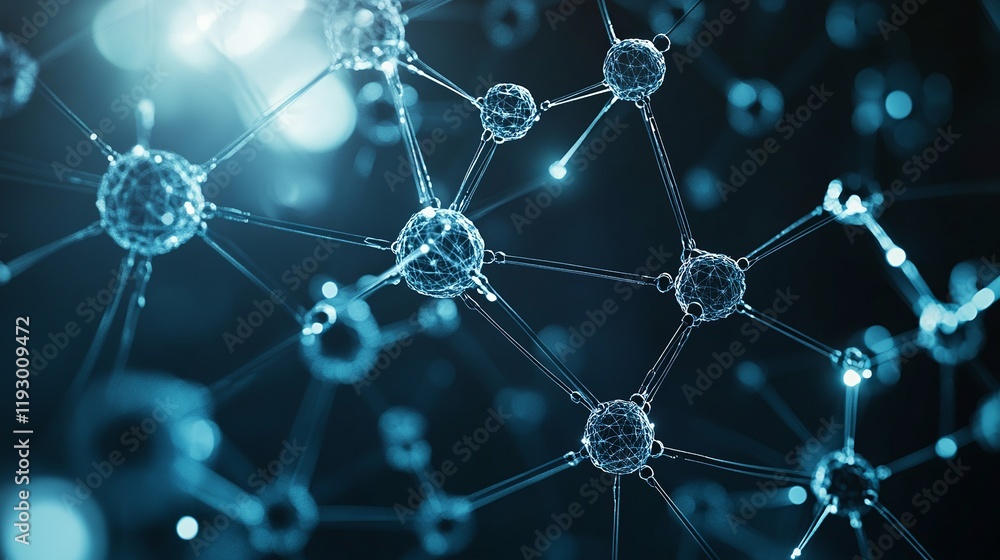 Abstract Molecular Structure Network Abstract Molecular Structure Network