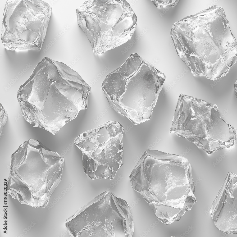 Obraz premium ice cubes 