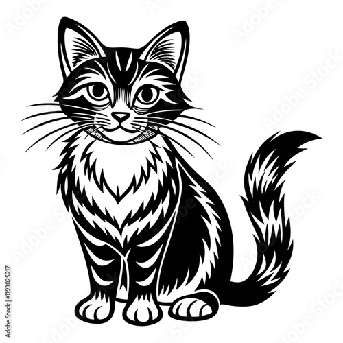 Cat Vector Design	
