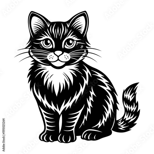 Cat Vector Design	