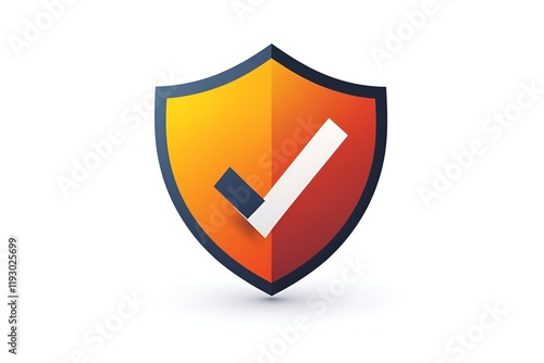 Free Download Abstract shield icon with a checkmark, symbolizing resilience and success. - GFXLoad