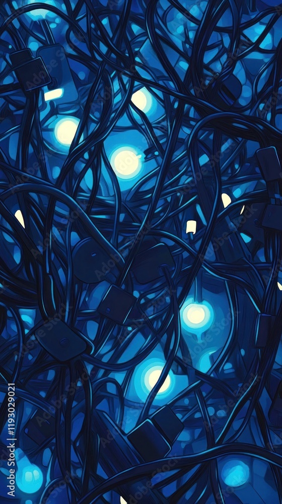 Fototapeta premium Mesmerizing abstract background with captivating luminous swirls twists and curls of vibrant energy and ethereal light evoking a surreal cosmic wonderland of imagination and enchantment