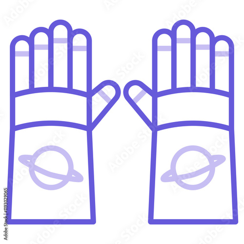 Space Gloves Icon