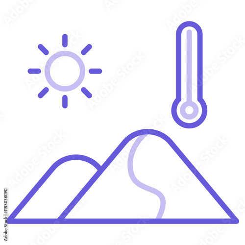 Desert Weather Icon