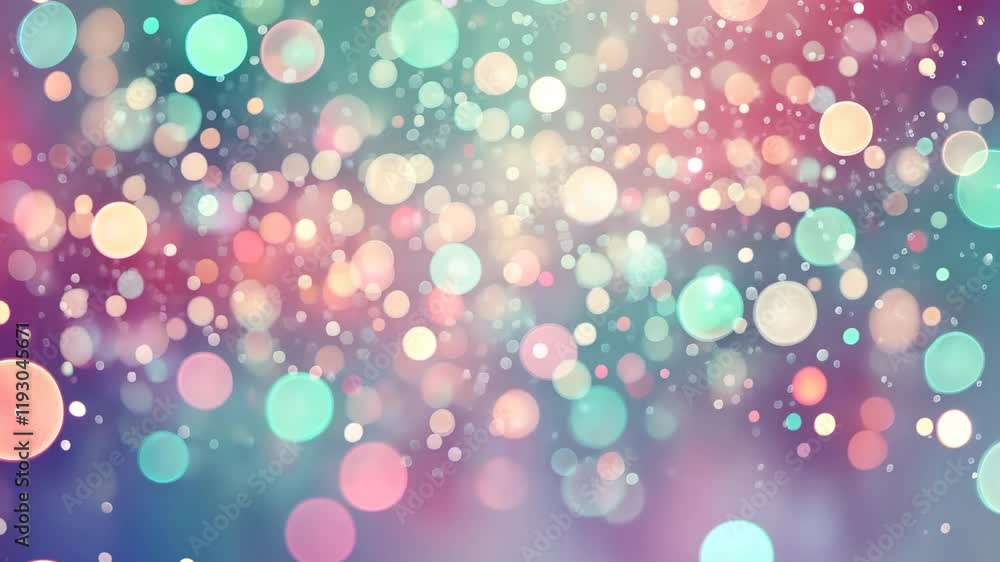 Effect of Colorful Bokeh Lights Create Dreamy, Festive Background for Your Imagination, ProRes 422HQ Effect of Colorful Bokeh Lights Create Dreamy, Festive Background for Your Imagination, ProRes 422HQ
