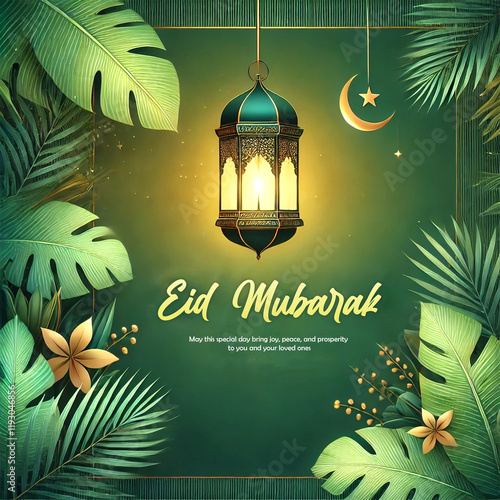 illustration of a eid background