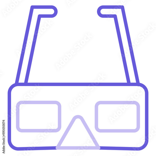 3d Glasses Icon