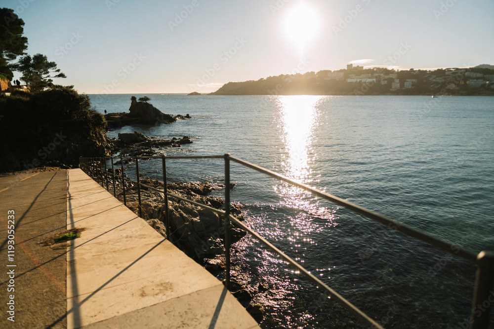 Obraz premium sunset over the sea