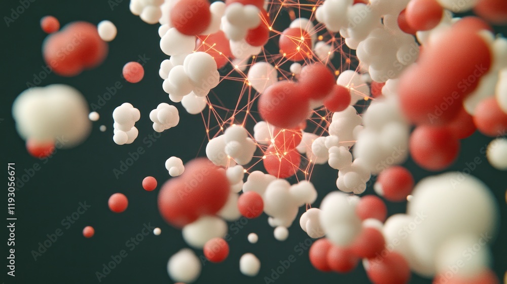 Abstract network spheres; connection, technology, data flow, global communication, digital background; website banner Abstract network spheres; connection, technology, data flow, global communication, digital background; website banner
