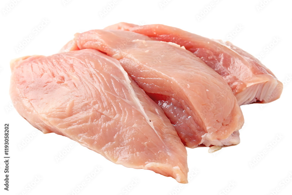 raw chicken meat isolated on white background PNG.AI GENERATED raw chicken meat isolated on white background PNG.AI GENERATED