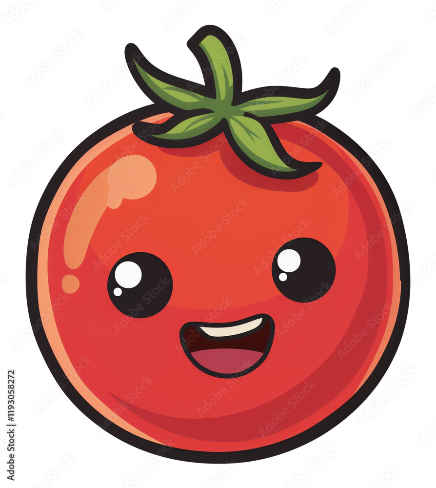 Happy Tomato Characters with Cheerful Smiles and Simple Details, Isolated on Transparent Background Happy Tomato Characters with Cheerful Smiles and Simple Details, Isolated on Transparent Background
