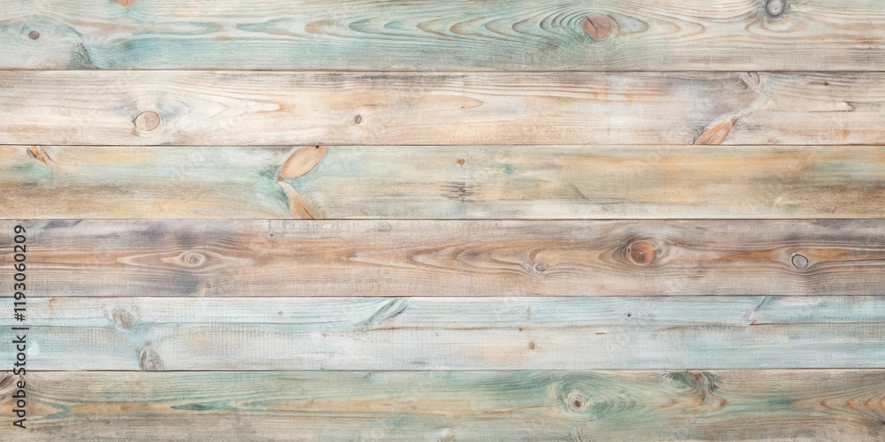 Naklejka premium Rustic Weathered Wood Planks Background Texture with Natural Grain