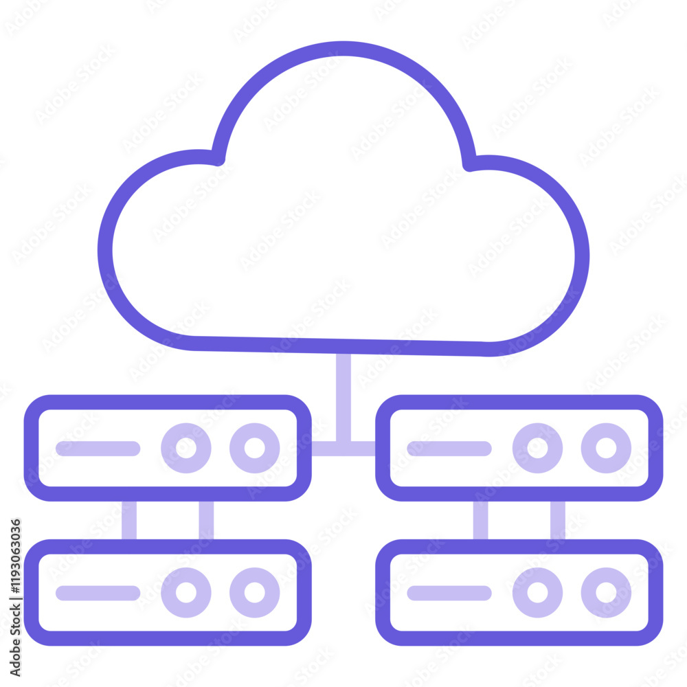 Multiple Servers Icon Multiple Servers Icon