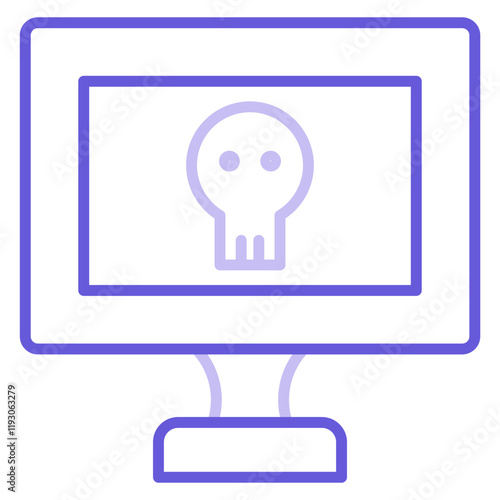 Computer Hacked Icon