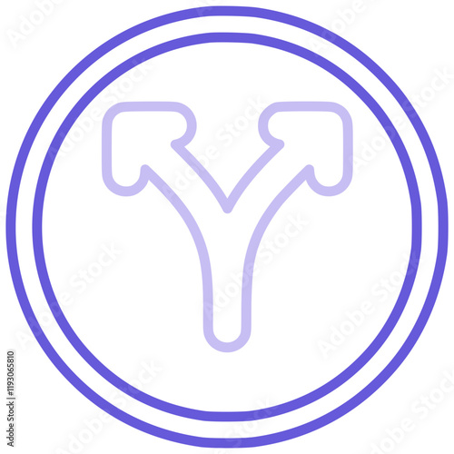 Y Intersection Icon