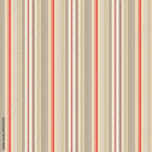 Cream and Red Pattern on Textile Background