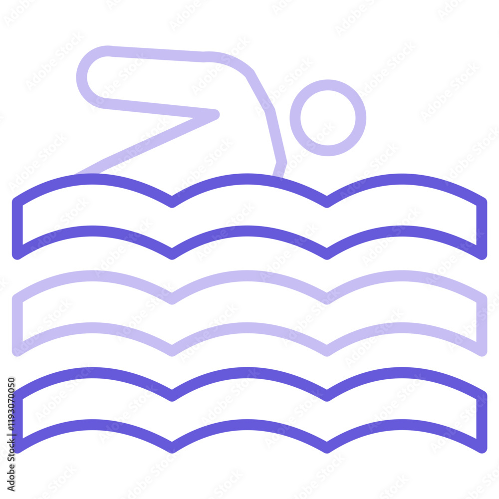 Person Swimming Icon