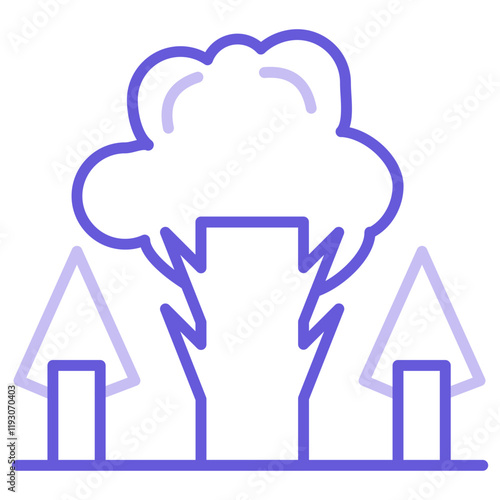 Deciduous Tree Icon