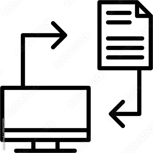 Data Transfer Ftp Icon