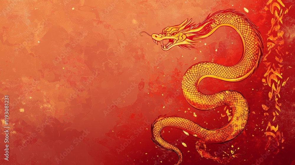 Fototapeta premium chinese new year vector design cards. 2025 year of the snake. lunar new year concept.