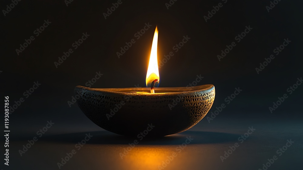 Serene Candlelight: A Moment of Tranquility Serene Candlelight: A Moment of Tranquility