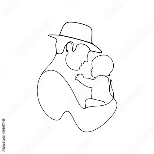 avatar father holding his son in his arms wearing beach clothes and sunglasses over white background, vector illustration