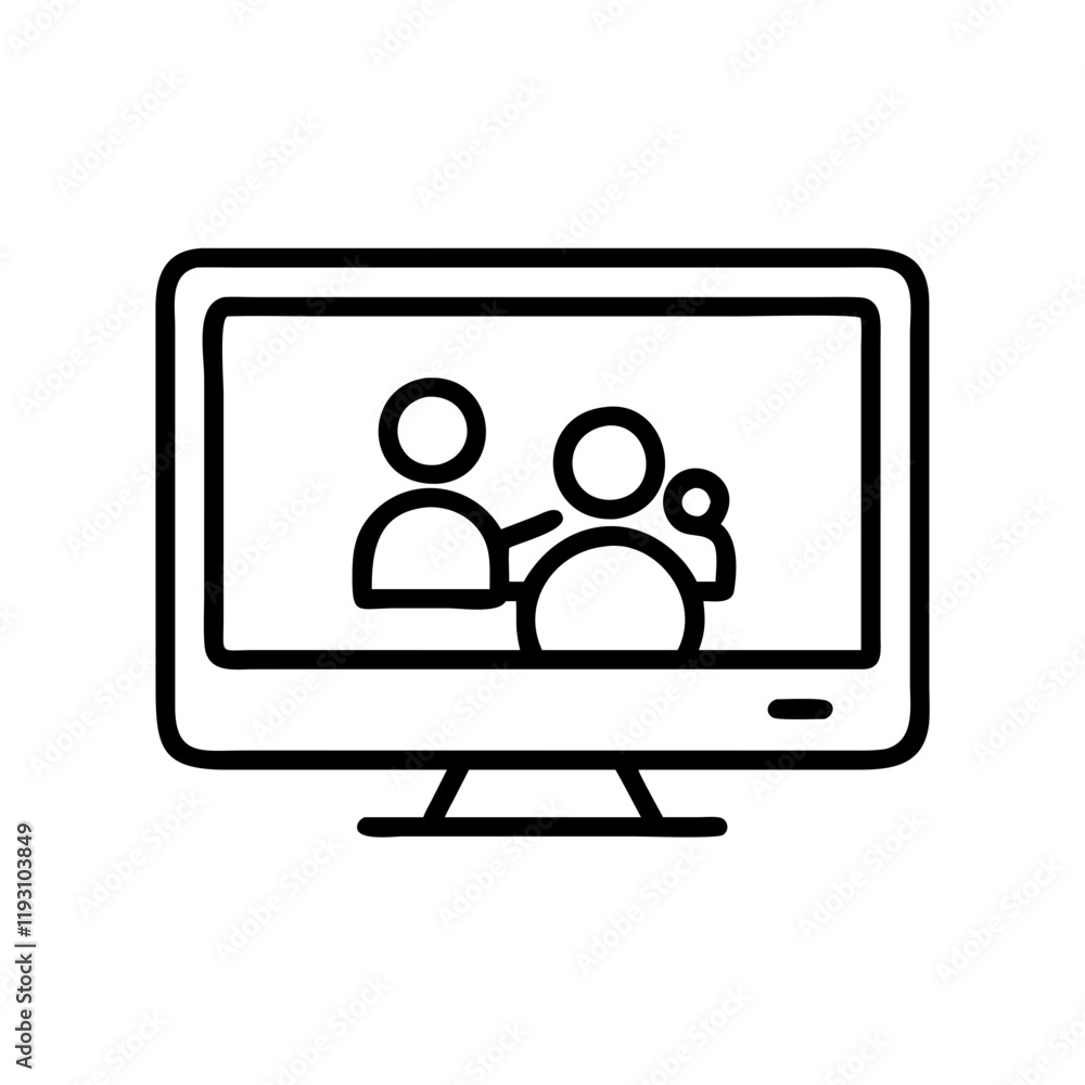 tv with parental controls icon, tv with parental controls line art - simple line art of tv with parental controls, perfect for tv with parental controls logos and icons and themed design tv with parental controls icon, tv with parental controls line art - simple line art of tv with parental controls, perfect for tv with parental controls logos and icons and themed design