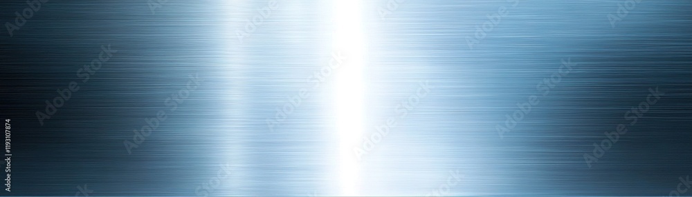 Obraz premium Dynamic light trails on sleek brushed steel create a futuristic background for modern design elements