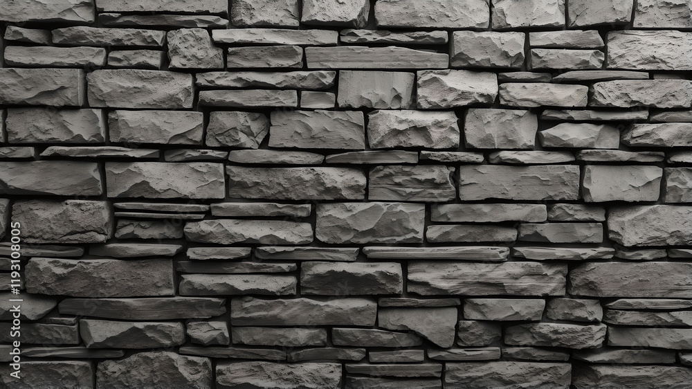 Obraz premium dark gray and light gray brick wall