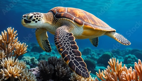 turtle, sea, underwater, ocean, water, reef, diving, animal, coral, scuba, reptile, sea turtle, marine, swimming, fish, green turtle, shell, green, hawksbill, blue, nature, tropical, tortoise, wildlif photo