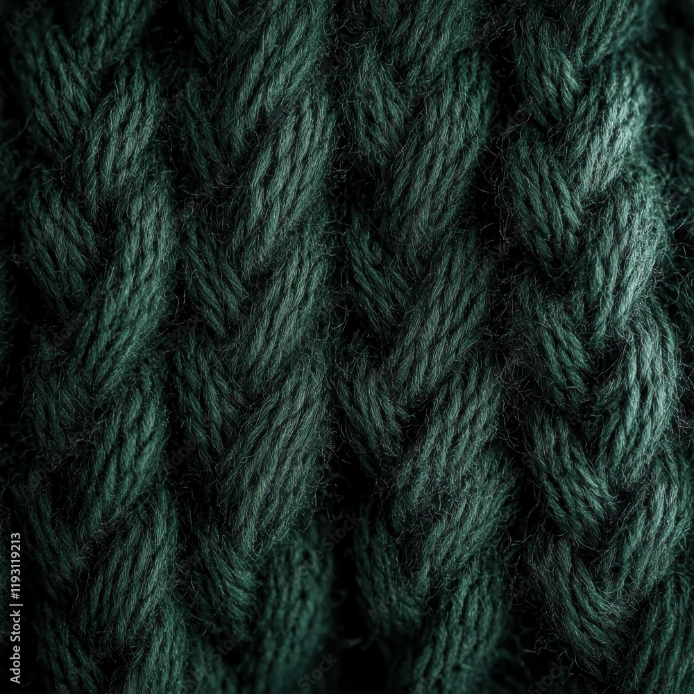 Close-up of green braided fabric showcasing intricate textures and patterns Close-up of green braided fabric showcasing intricate textures and patterns