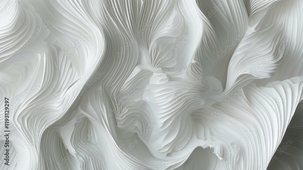 Abstract white texture featuring fluid waves and dynamic lines, symbolizing modern elegance and artistic creativity Abstract white texture featuring fluid waves and dynamic lines, symbolizing modern elegance and artistic creativity
