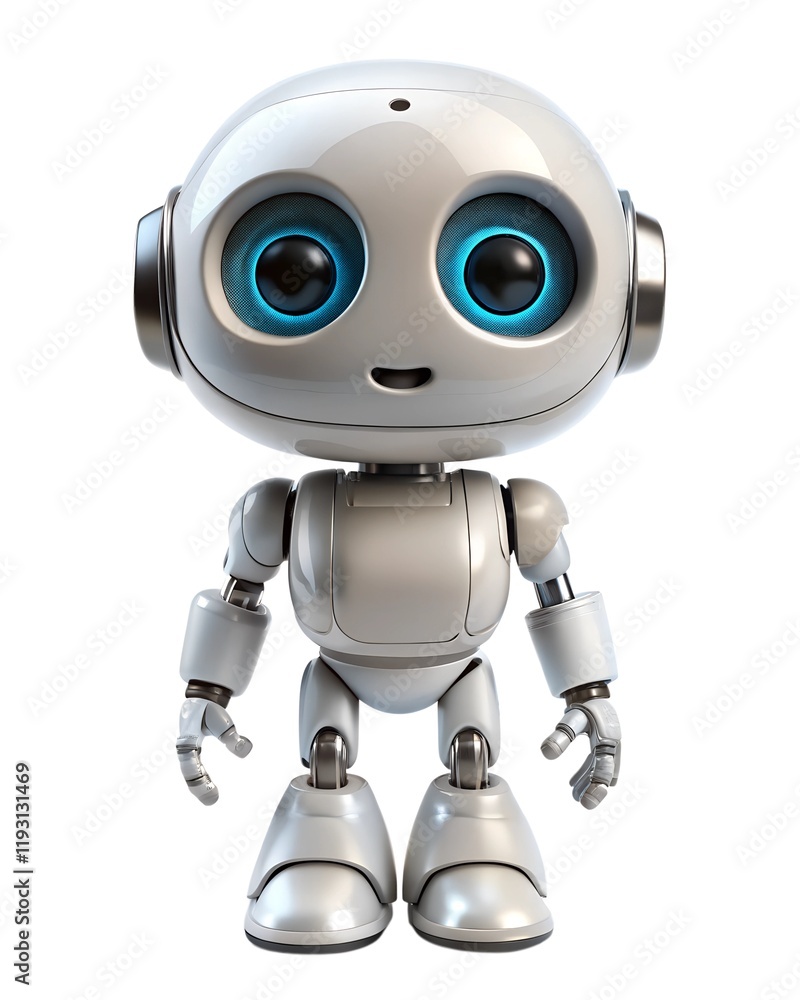 blue screen robot with white background blue screen robot with white background