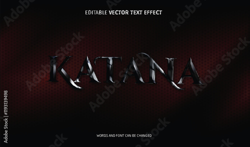 Katana editable text effect
