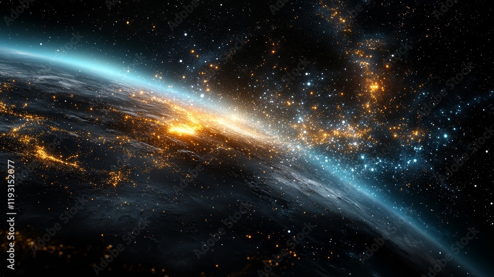 Obraz premium Exploring Earth from Space