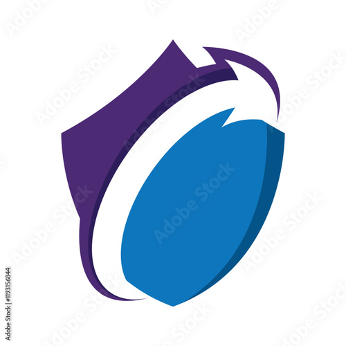 Shield logo design with Arrow combination photo