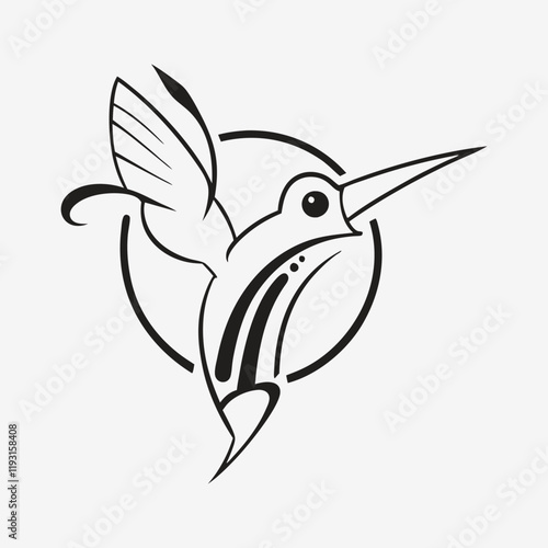 Creative Hummingbird Logo Designs to Inspire Your Business photo