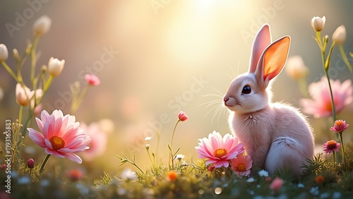 Happy easter sunday background 